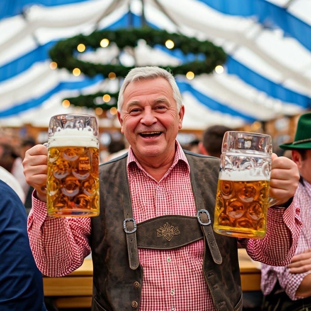 A Joyful Oktoberfest Celebration in Bavarian Style  by @undefined