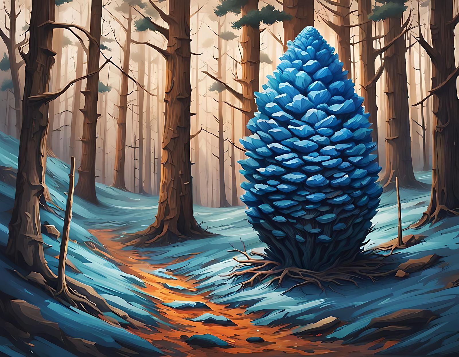 A pine cone