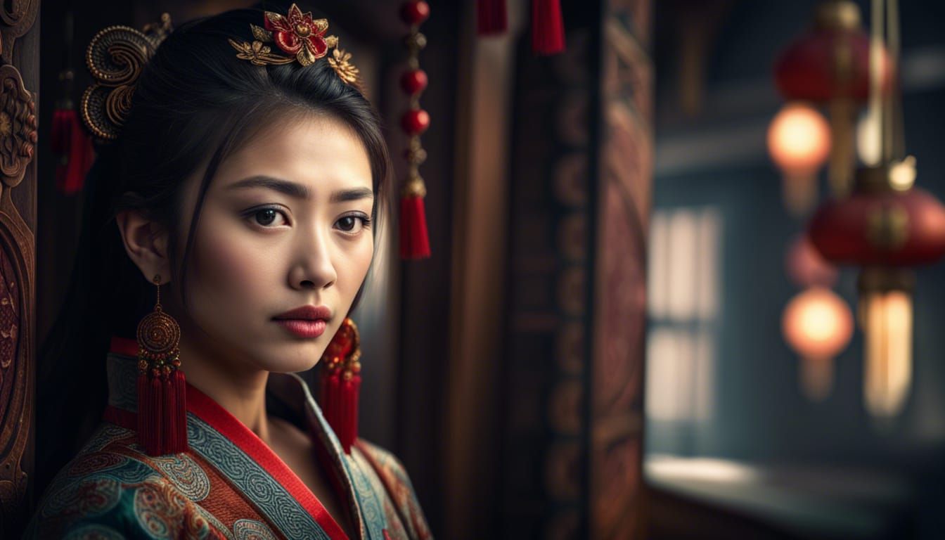 Asian traditional beauty