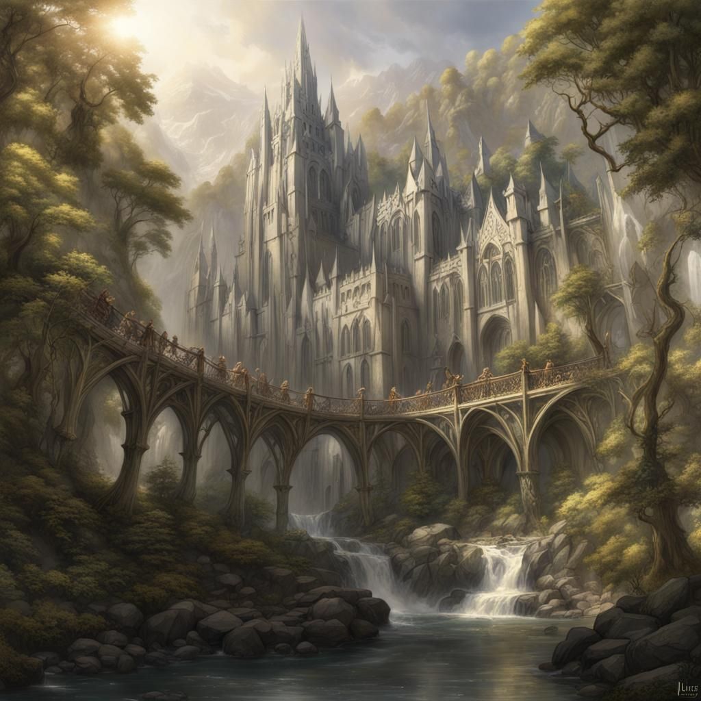 lord of the rings Rivendell delicate elvish inspirations and a ...