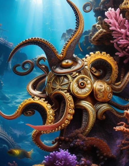 Mandibarchian Mech Octopod