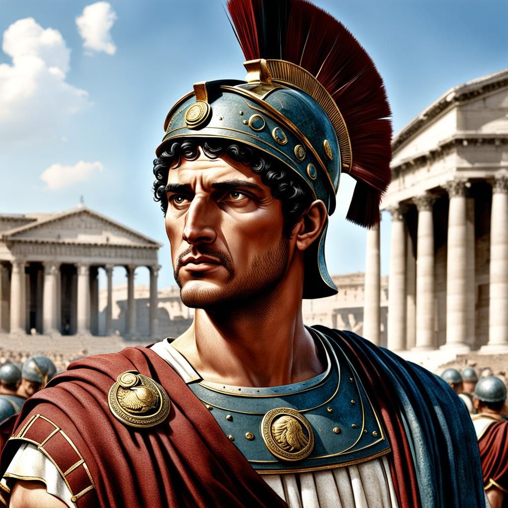 Young roman empire soldier - AI Generated Artwork - NightCafe Creator