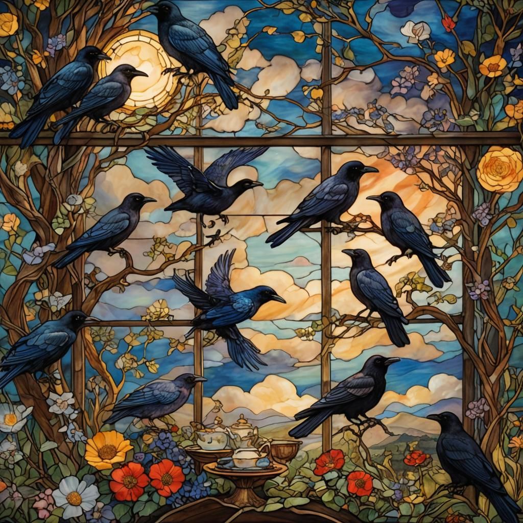 Tea party of the ravens