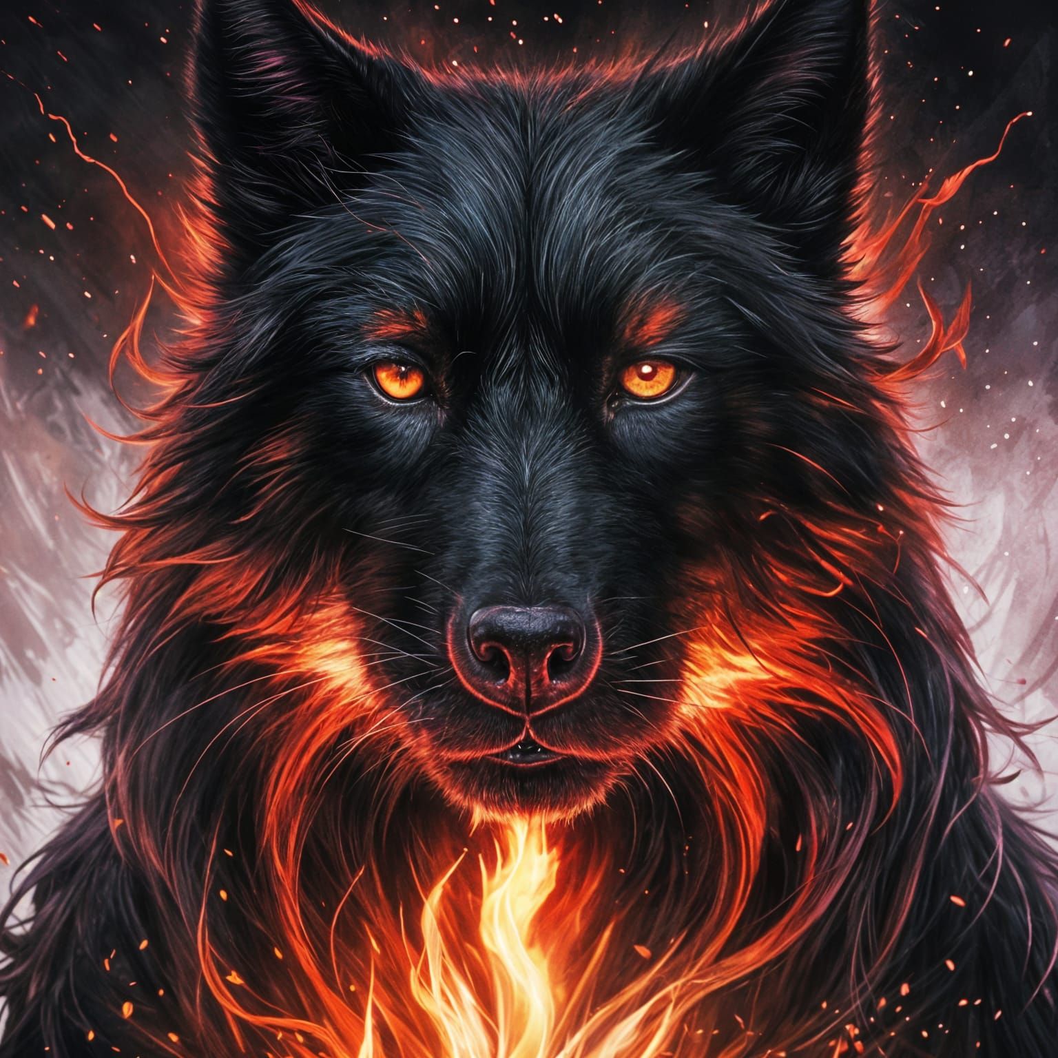 Fire Wolf