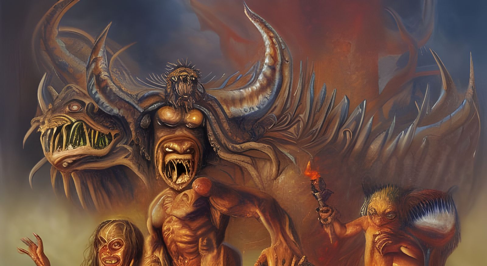 Holy trinity of Monsters and demons