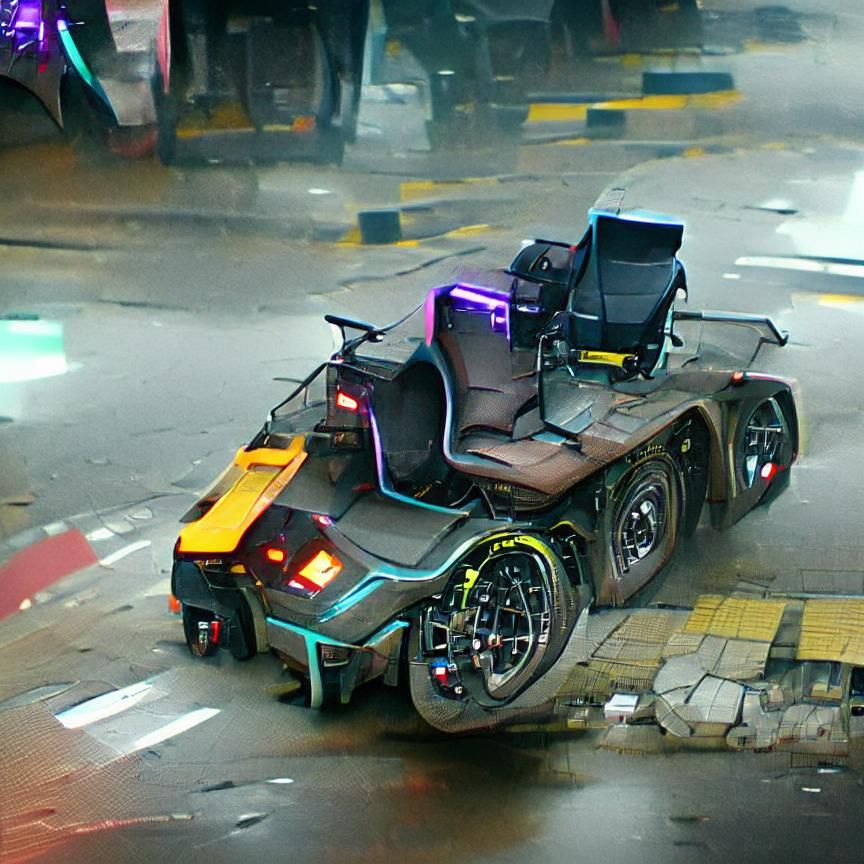 Cyberpunk 6 wheeler