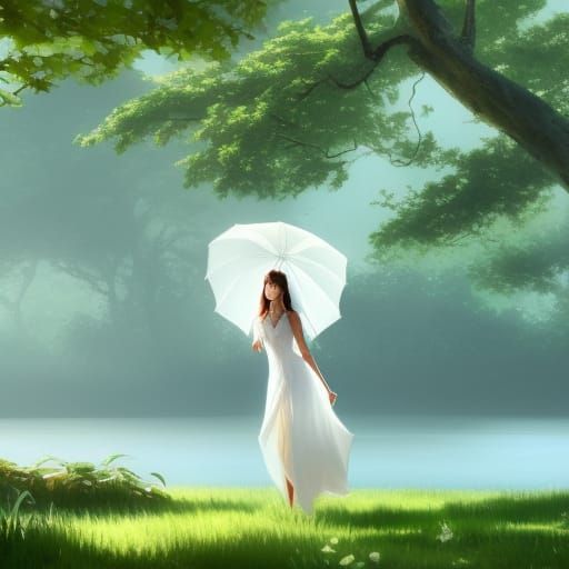 Supriya White Umbrella Dress – Gulaal