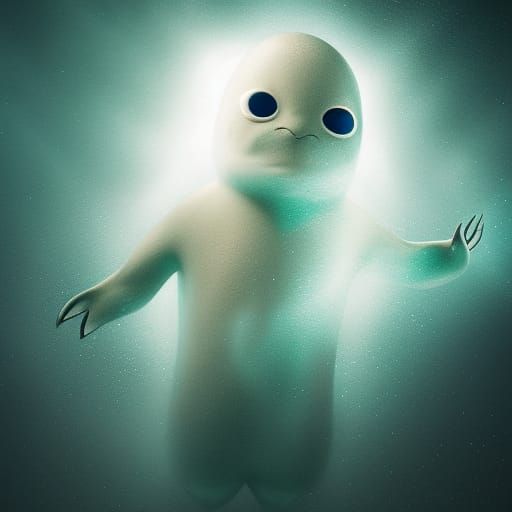 Japanese Cryptid the Ningen an aquatic humanoid creature that inhabits ...