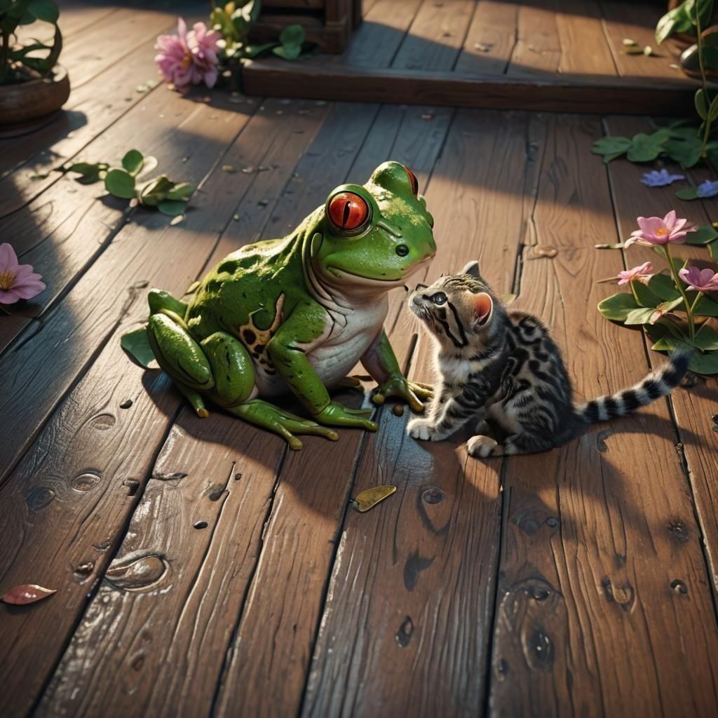 Two unlikely friends