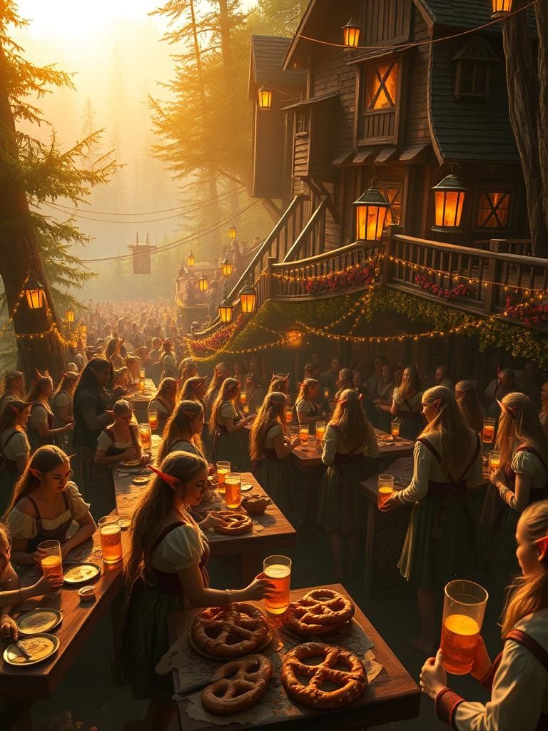 Meren Yávië, the elven Oktoberfest   by @James