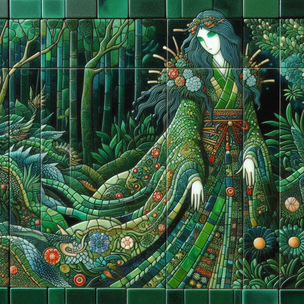 A Woman in Green