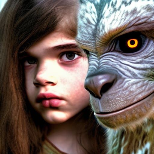 India Eisley with her half-brother