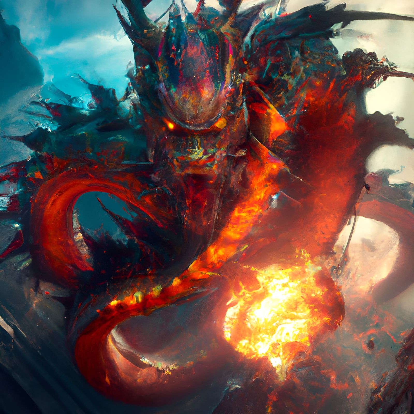 Chinese cosmic dragon  undefined