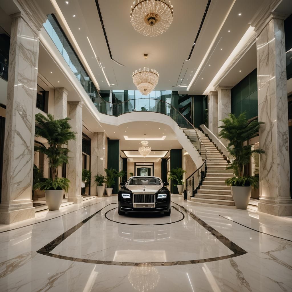 Luxury Villa: Italian Marble, Modern Design, Luxe Photograph...