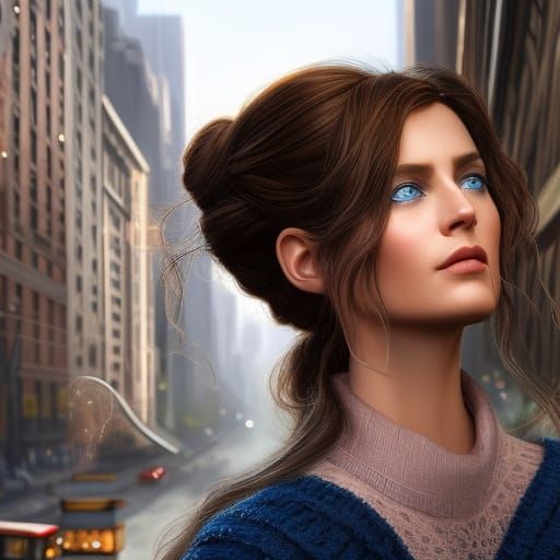 Blue Eyes in the City