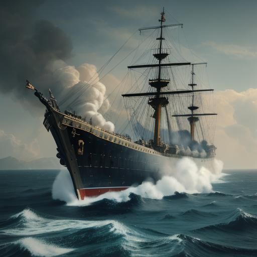 A naval epic war between eras