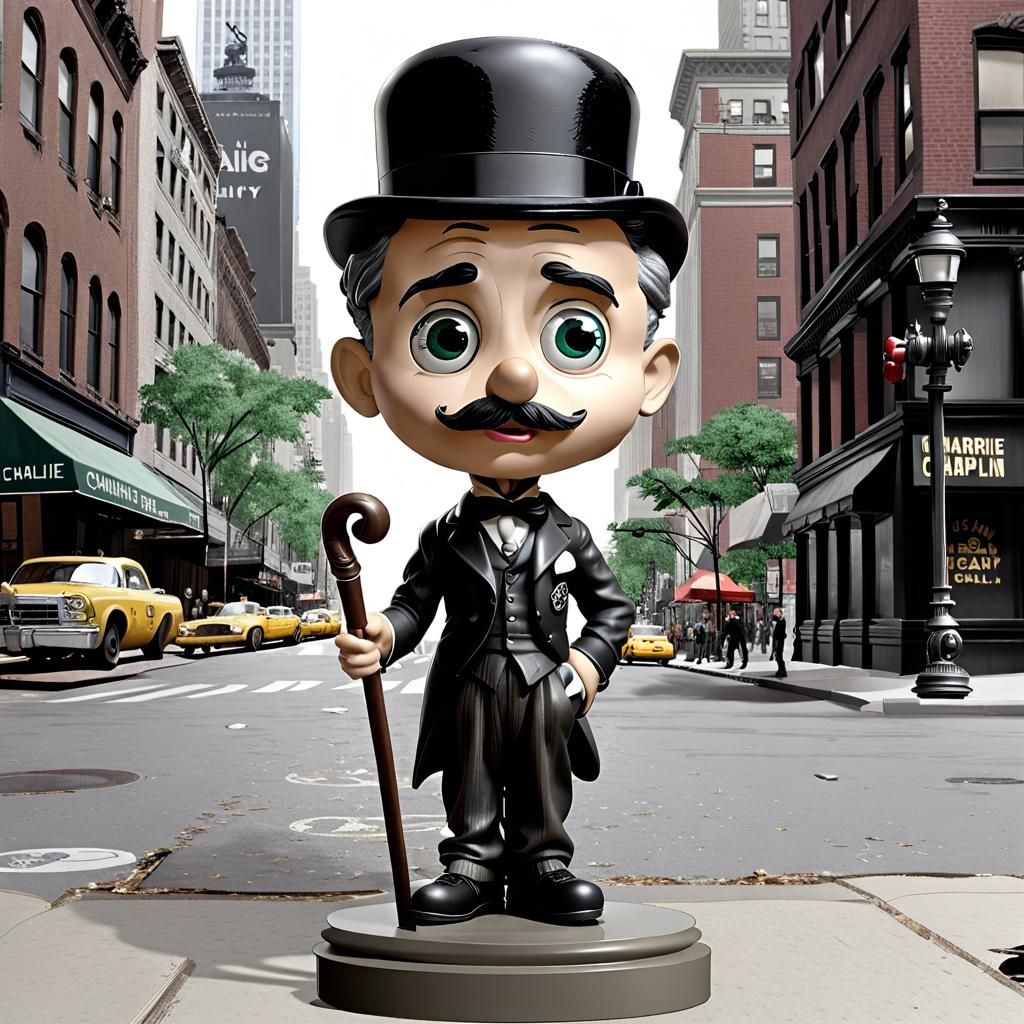 Charlie Chaplin  by @David Brumit