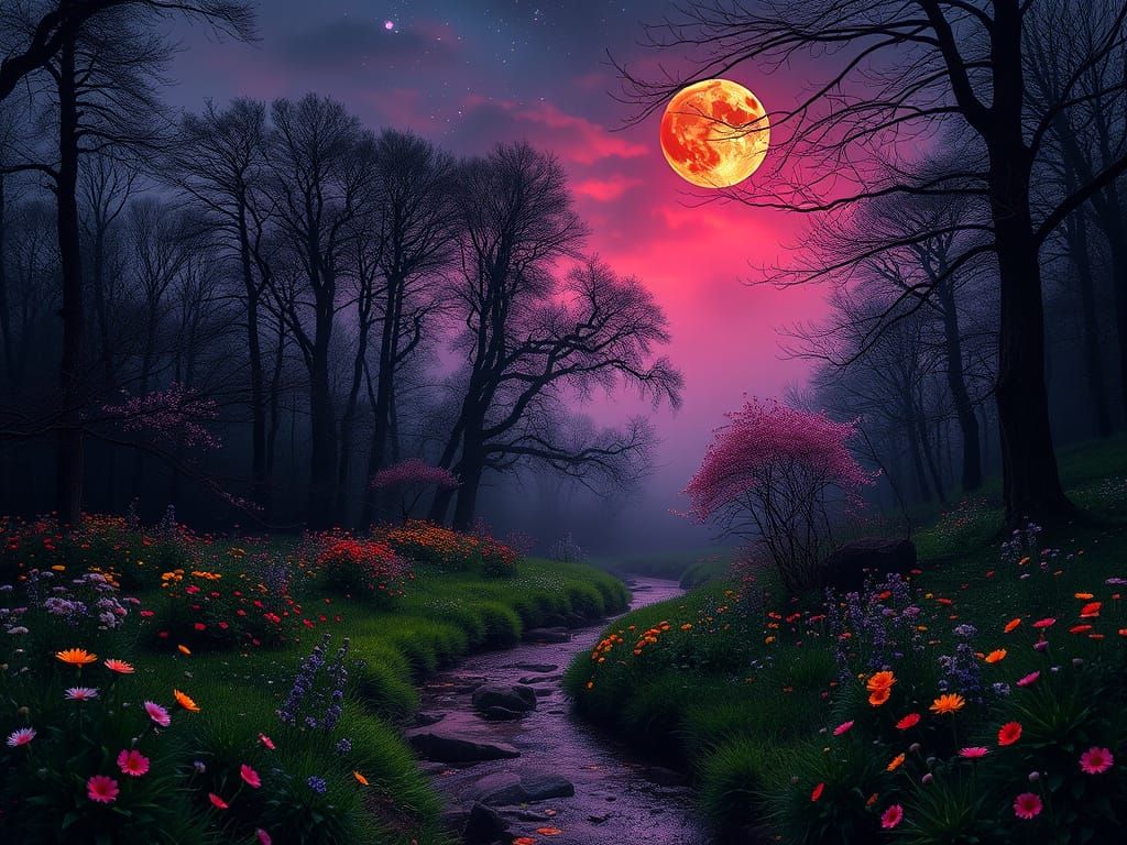 Vibrant Elegance in Twilight  by @Uwork