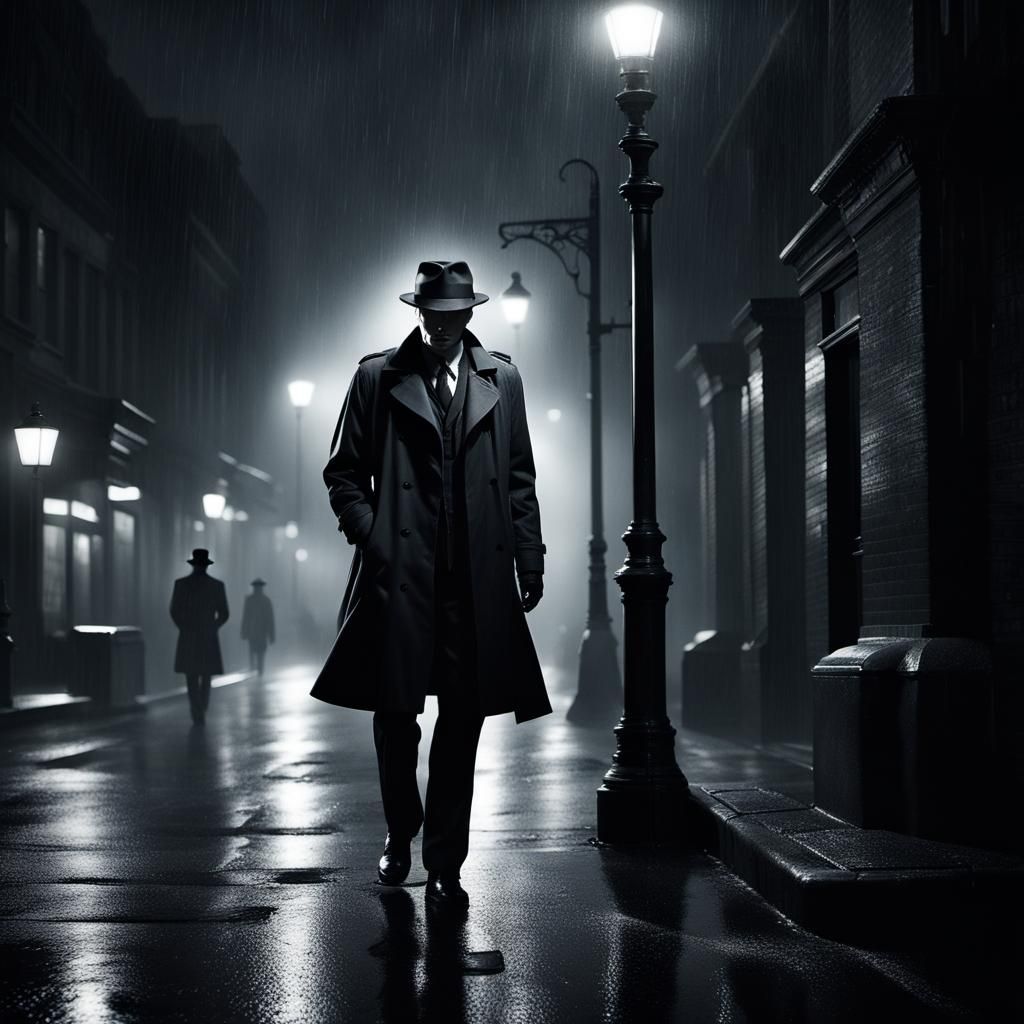 Noir detective...🕵️  by @Moira Starling