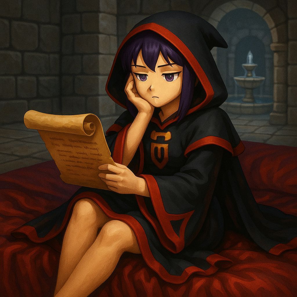 Necromancer in Dungeon: Pixel Art UI Icon