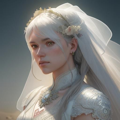 Bridal Horse in Sands: Hyperdetailed Concept Art