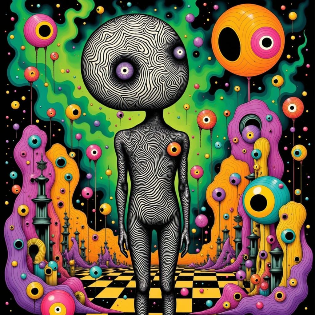 Surreal Abstracted Eyescape