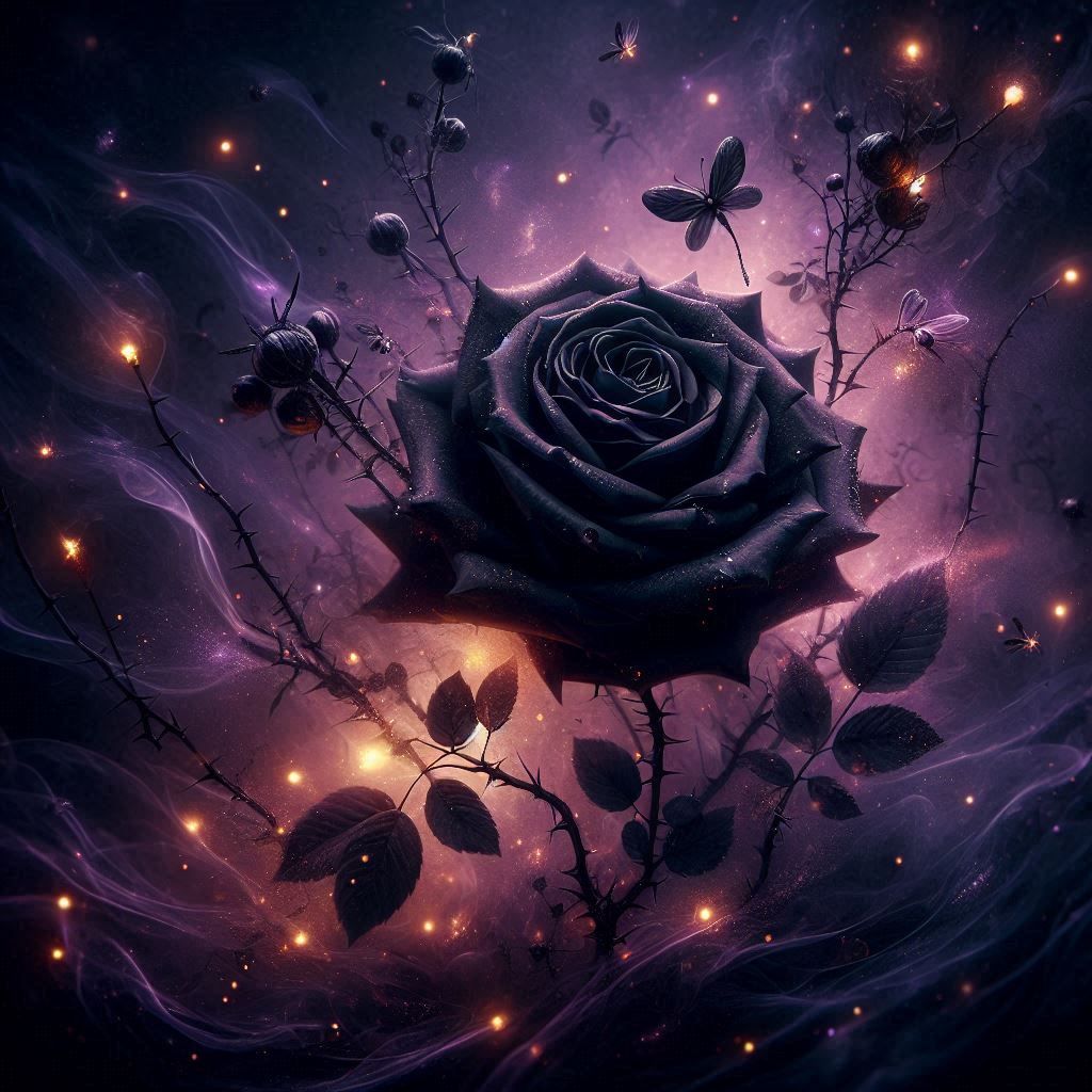 dark fantasy rose