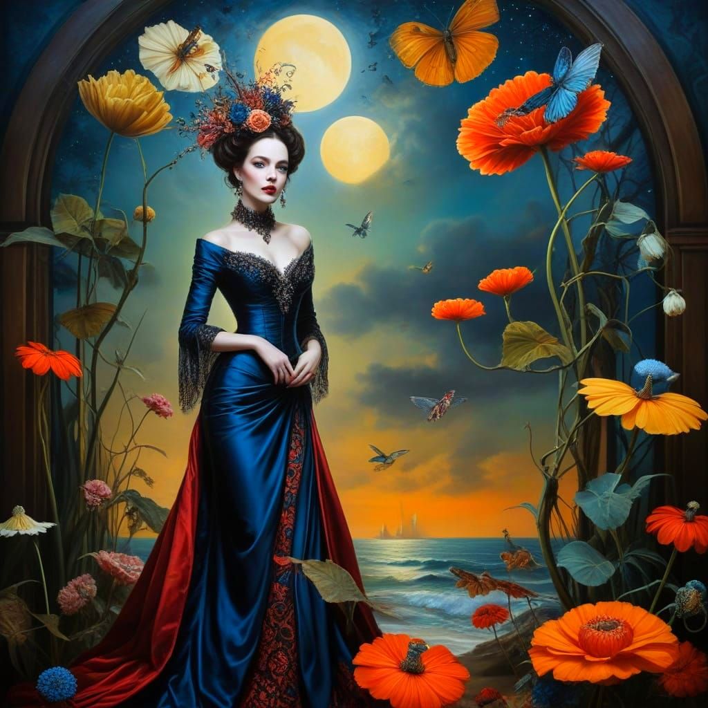 Hyperrealistic Portrait of a Charismatic Woman