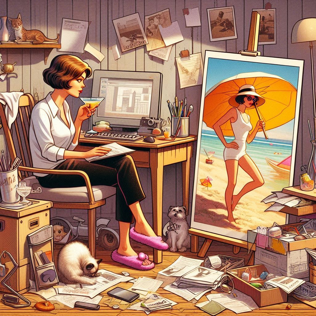 🏖️☀️🕶️ Summer scene during 2020 lock down