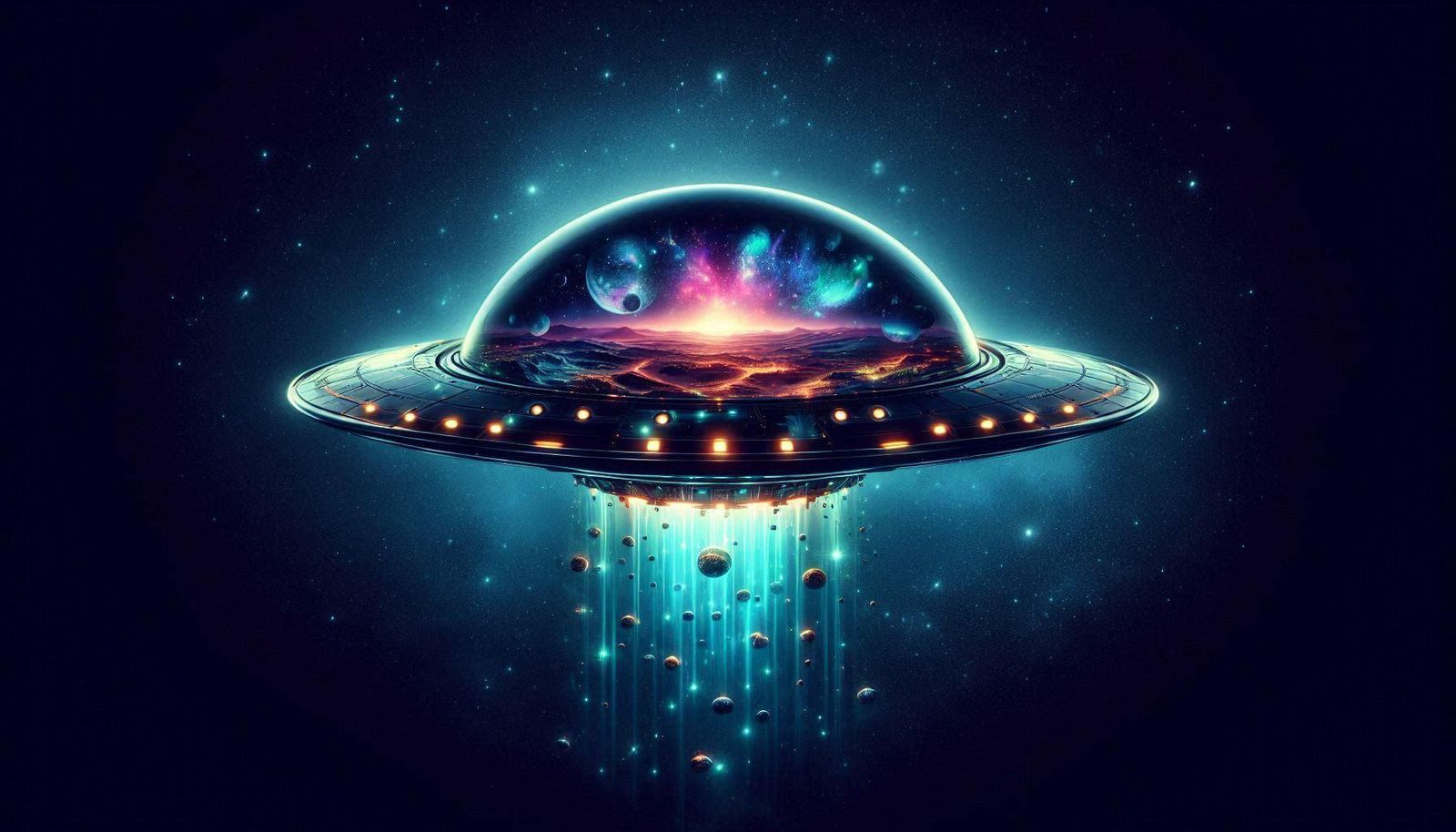 Powered by the cosmos itself