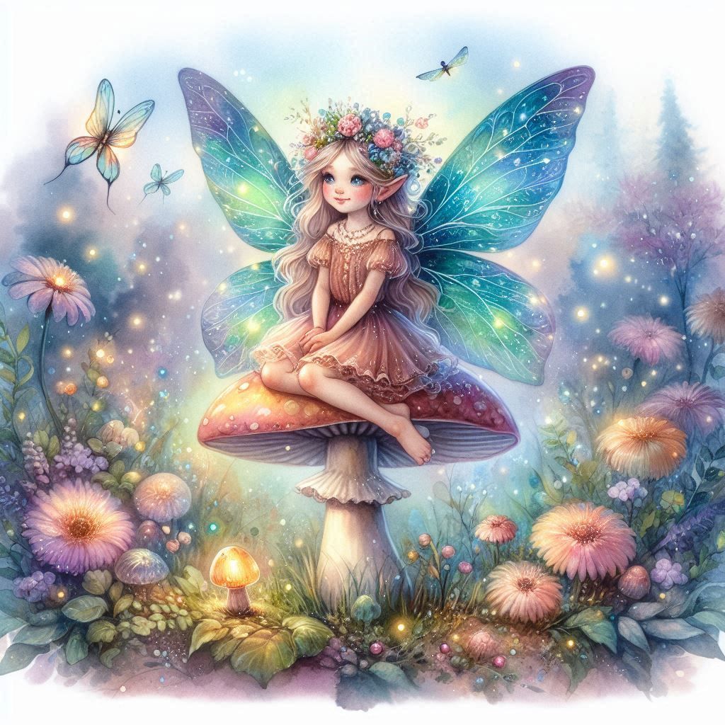 Watercolor Fairy