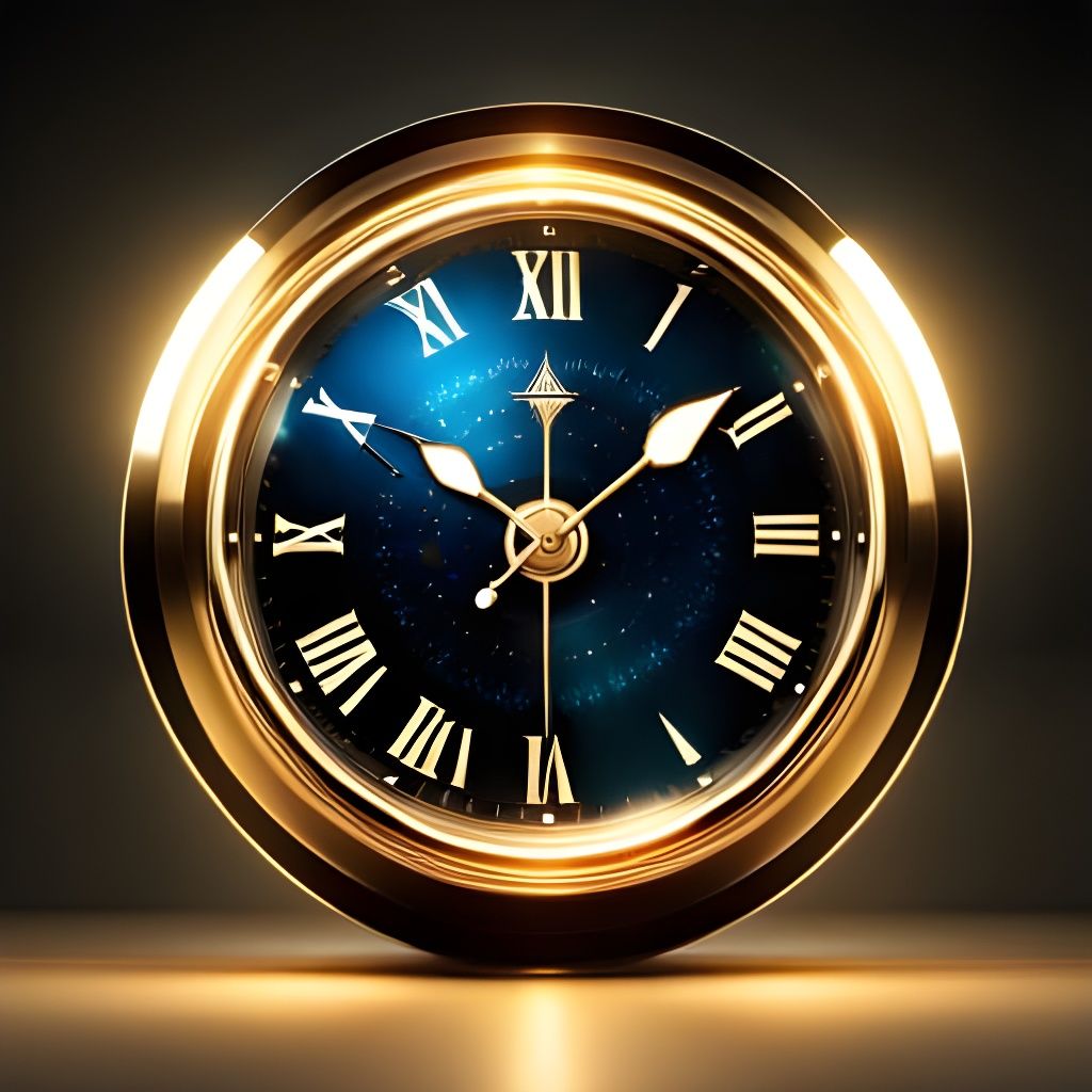 Just a Classic Clock - AI Generated Artwork - NightCafe Creator