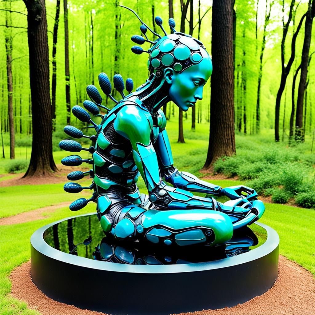 Postmodern Life Sculpture: Sci-Fi Art in Unreal Engine