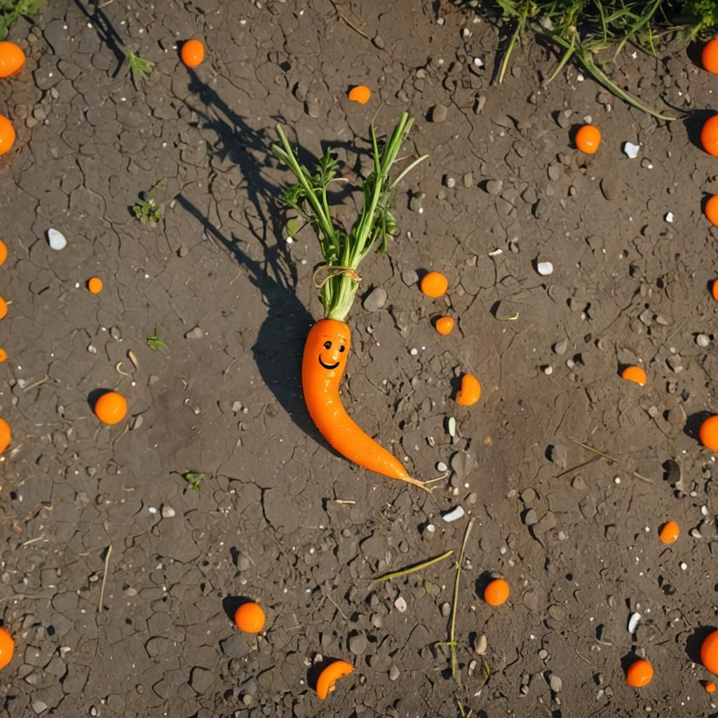 Smiling Orange, Crying Carrot: Cinematic Still Life