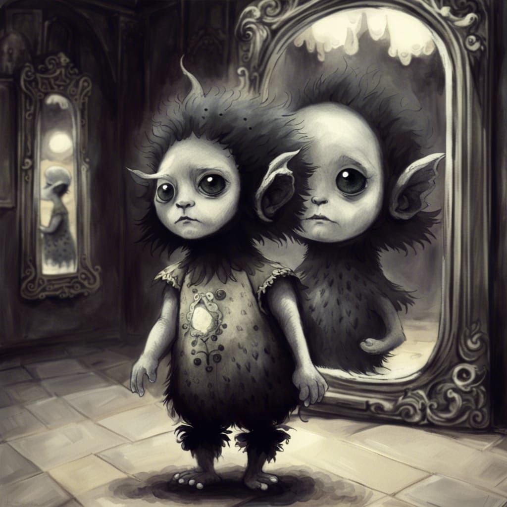 empty eyes mirrors