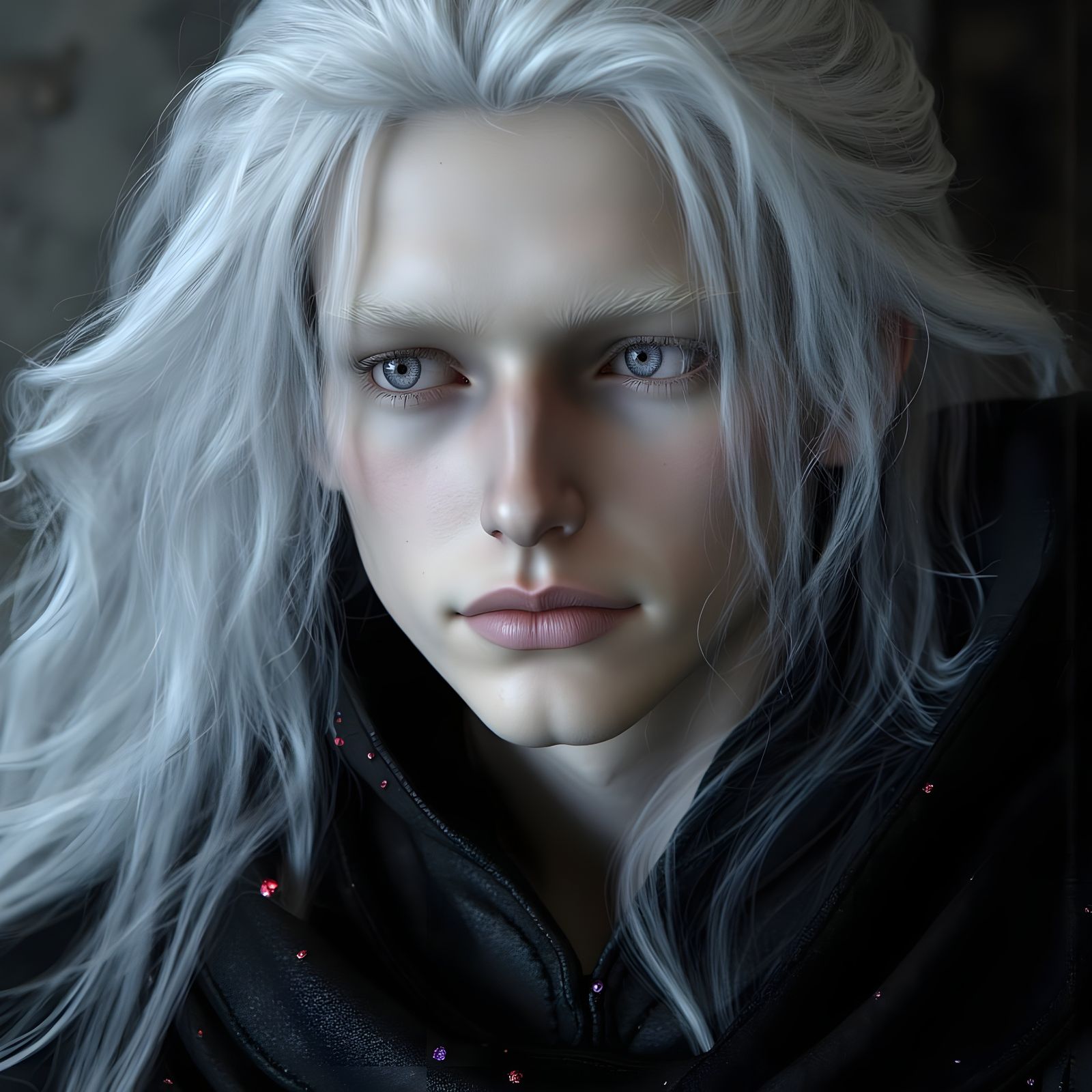 Fair Prince Portrait with Celtic Sword