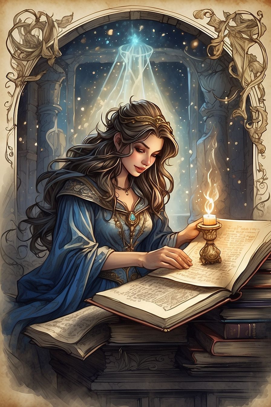 Sorceress Illustration