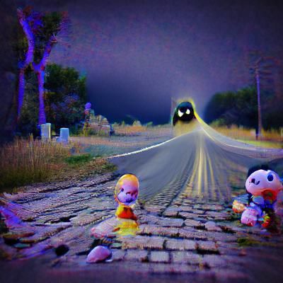 The end of the road is haunted