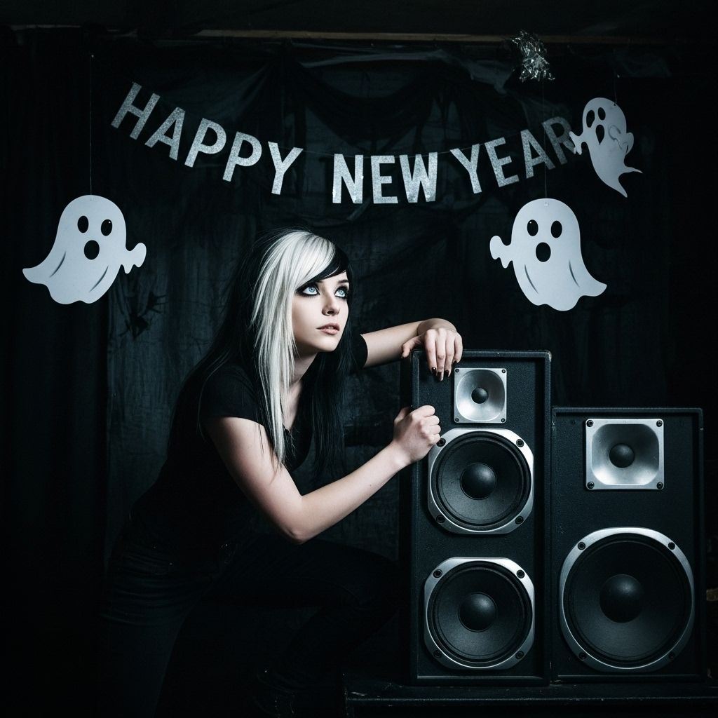 Spooky new years ball
