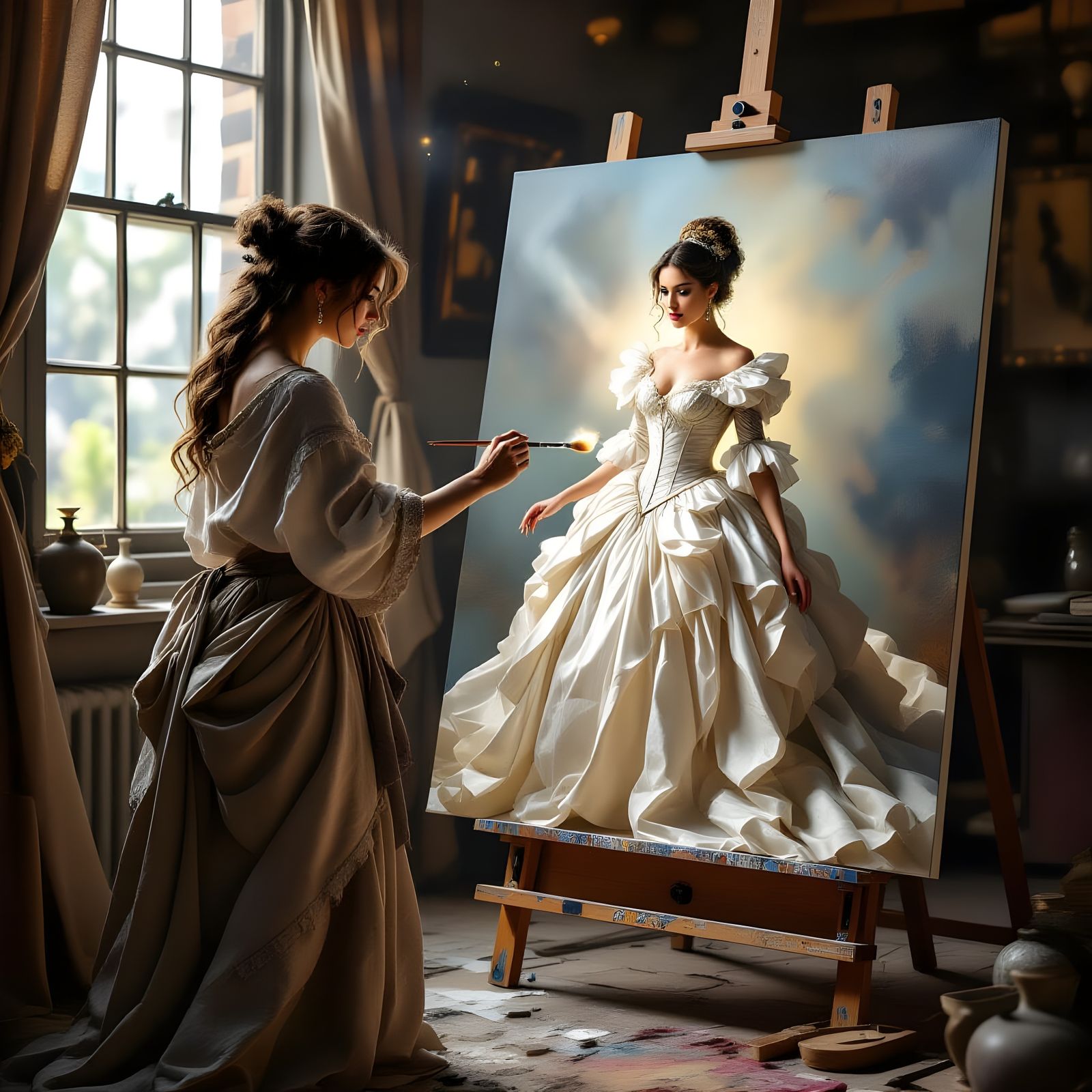 A Painter's Fantasy  by @LilyAshes