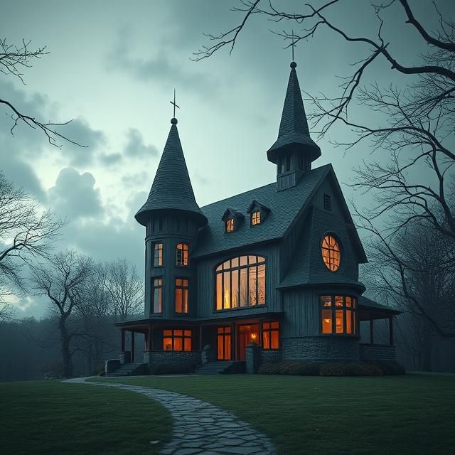 TWISTED TRICK-OR-TREAT. -  HAUNTED HOUSES 🏘.