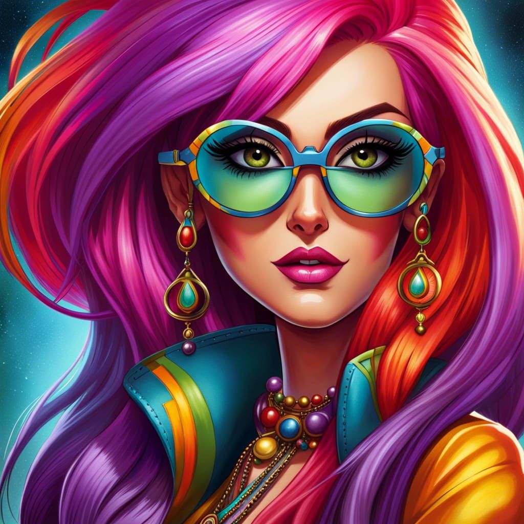 Funky Lenses AI Generated Artwork NightCafe Creator