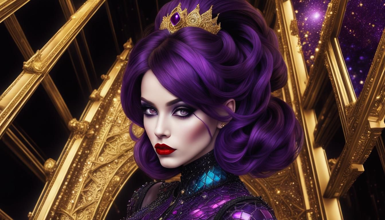 Purple Beehive -2