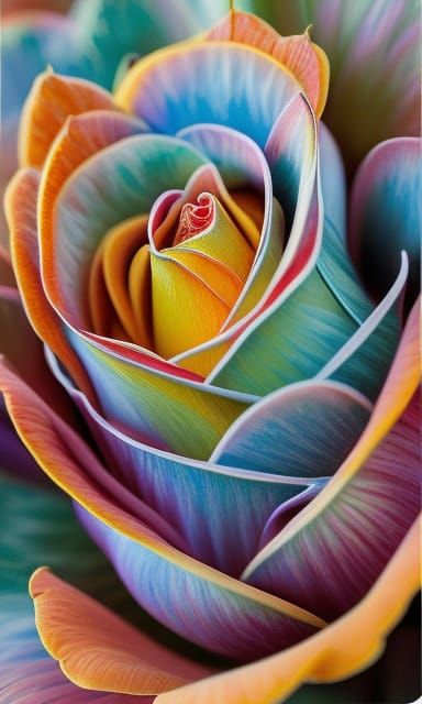 Insanely detailed hyperrealistic close-up portrait painting of a ...