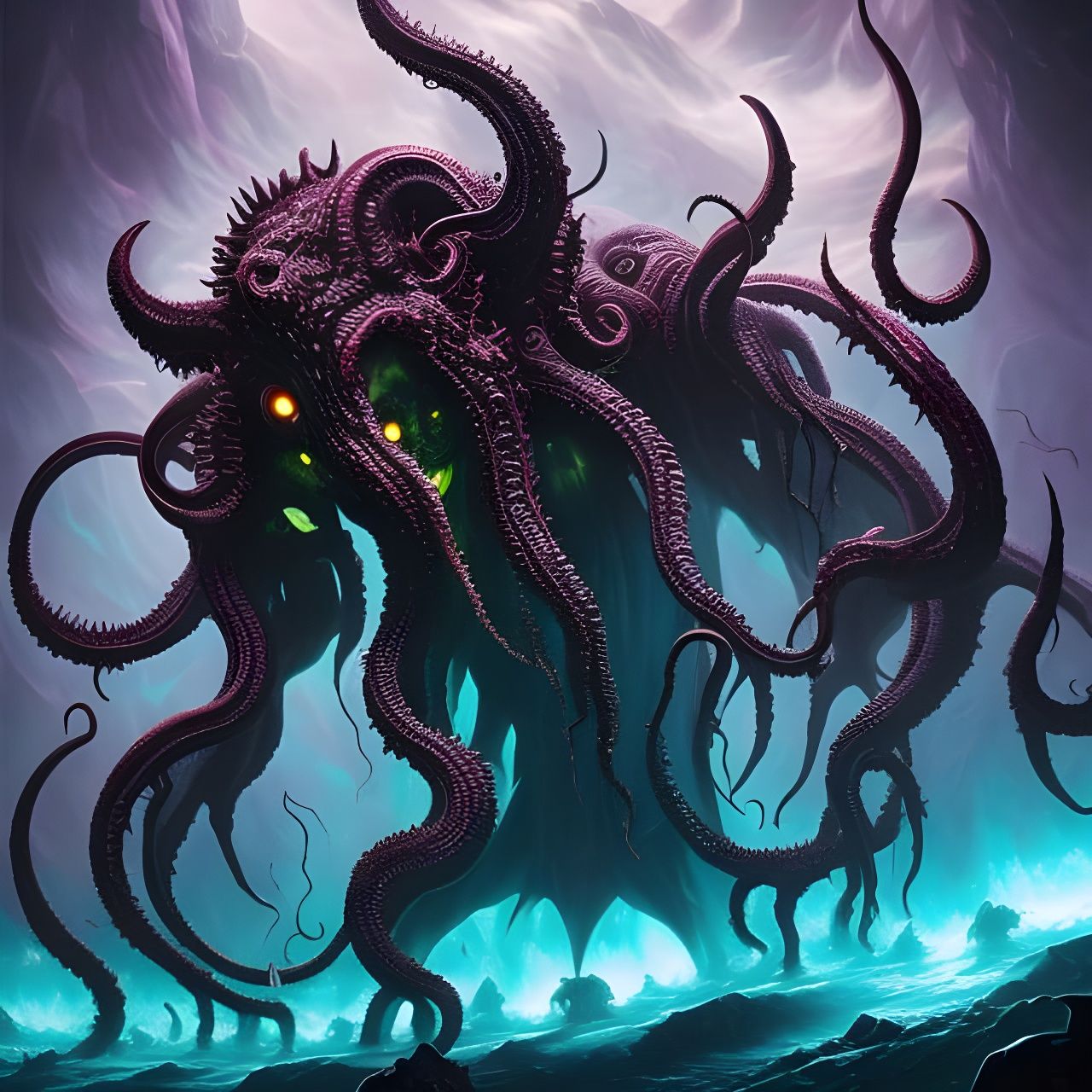 Cthulhu! - AI Generated Artwork - NightCafe Creator