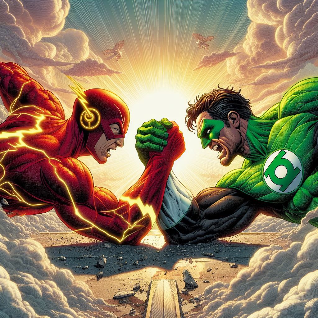 Flash Vs Green Lantern