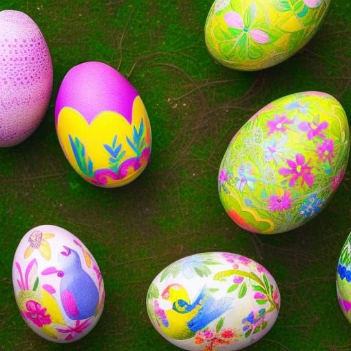 Decorated Easter Eggs