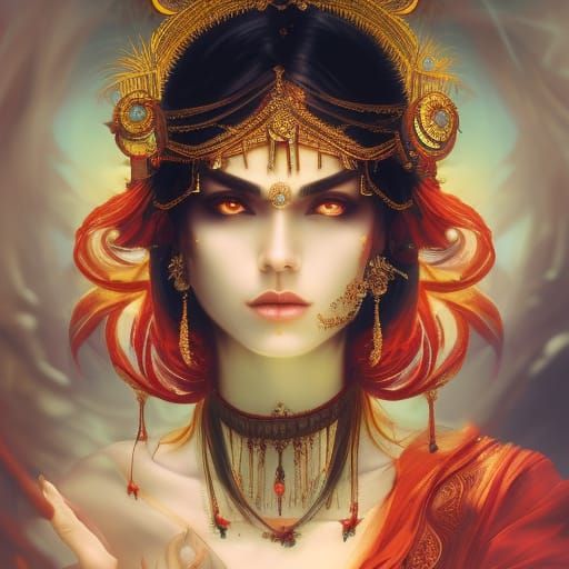 Hindu Goddess: Aditi - AI Generated Artwork - NightCafe Creator