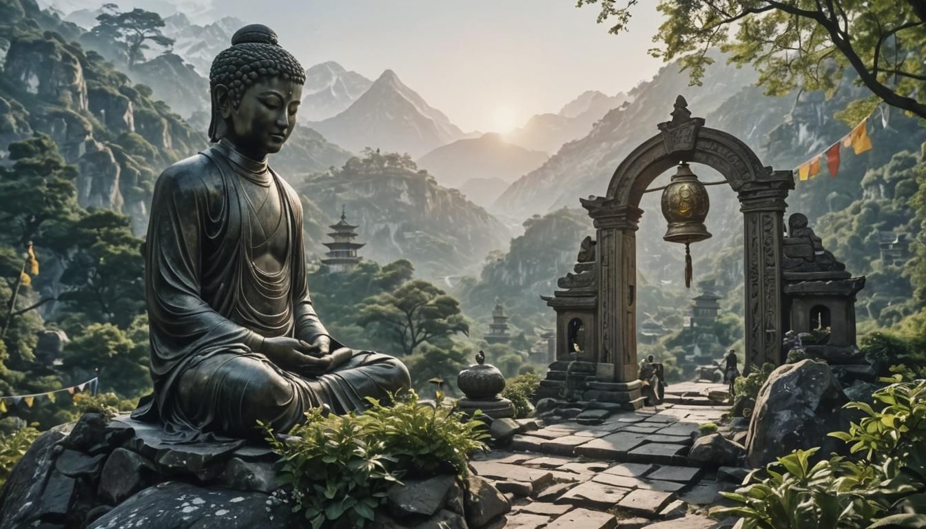 Green Tara 4  by @Mark A Murphy