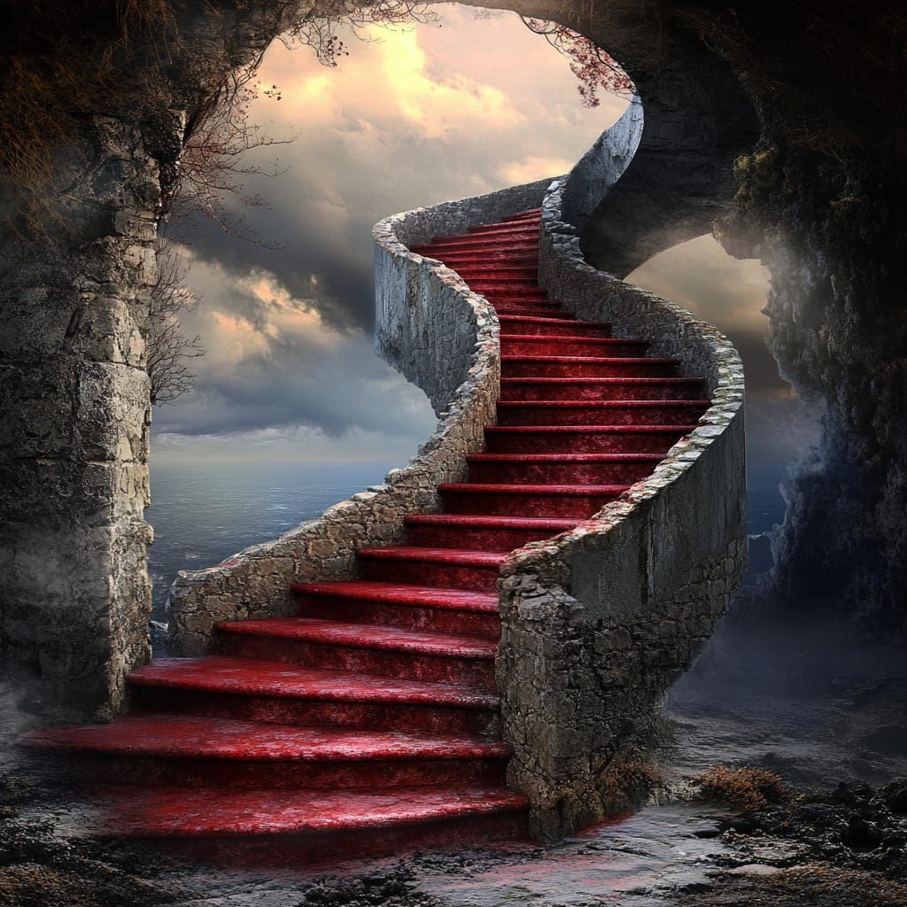 The Stairway  by @Feen